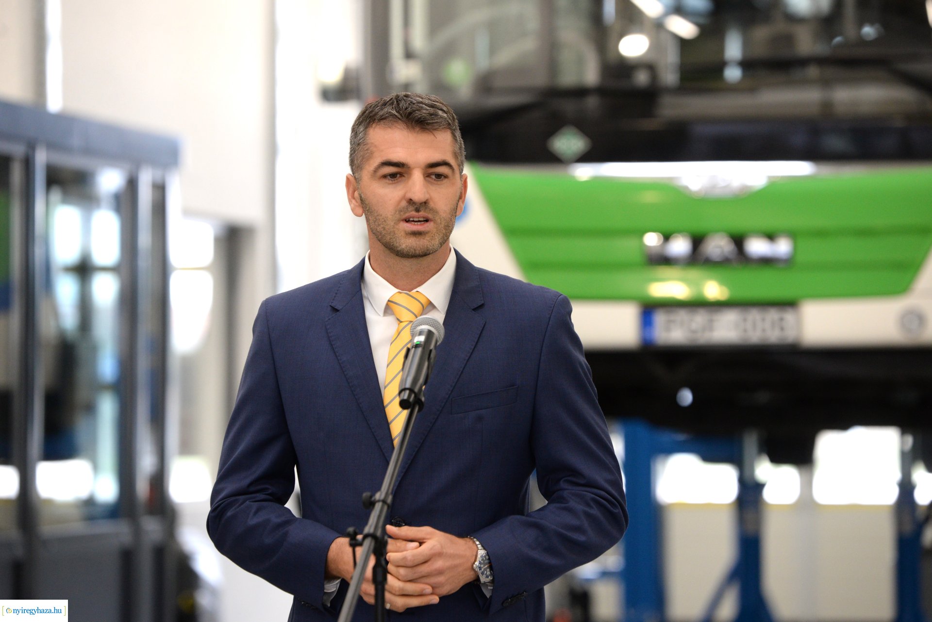 Nyíregyháza új autóbusz telephelyének átadása