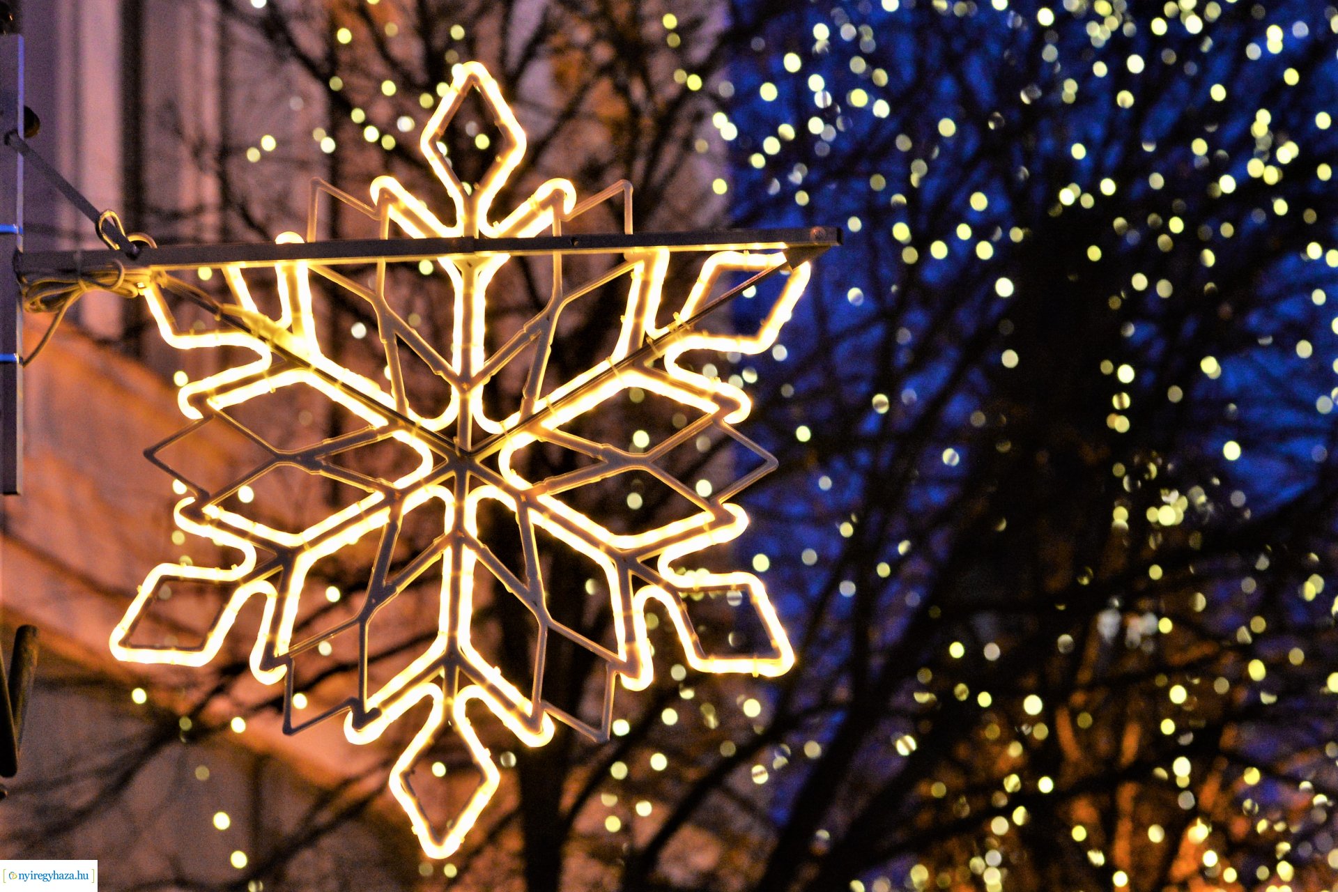 Nyíregyháza ünnepi fényei
