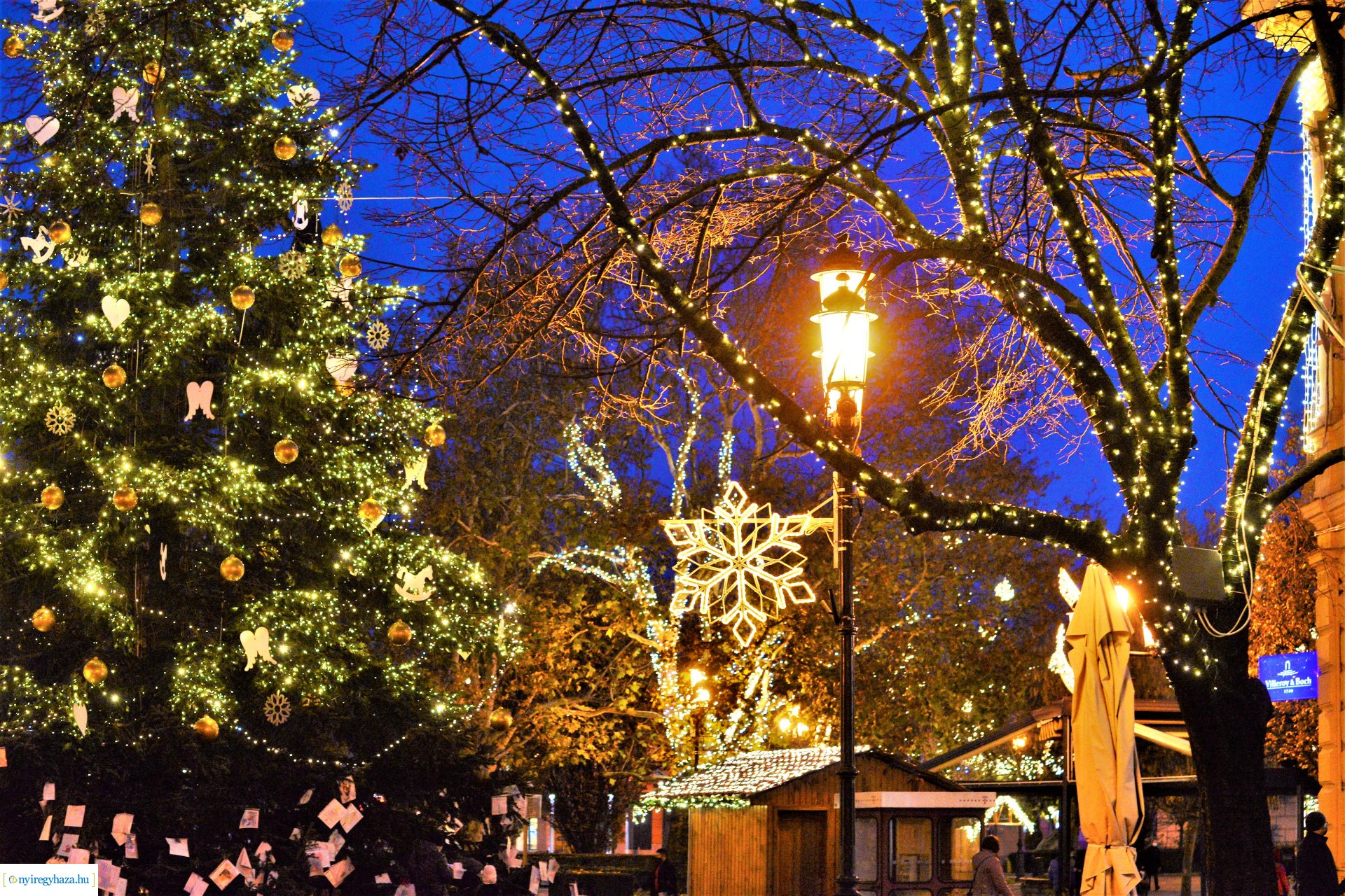 Nyíregyháza ünnepi fényei