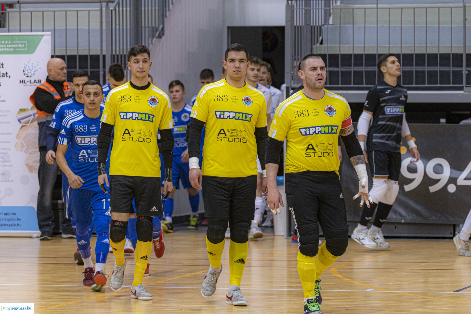 Nyíregyháza vs SG Kecskemét futsal mérkőzés a Continental Arénában