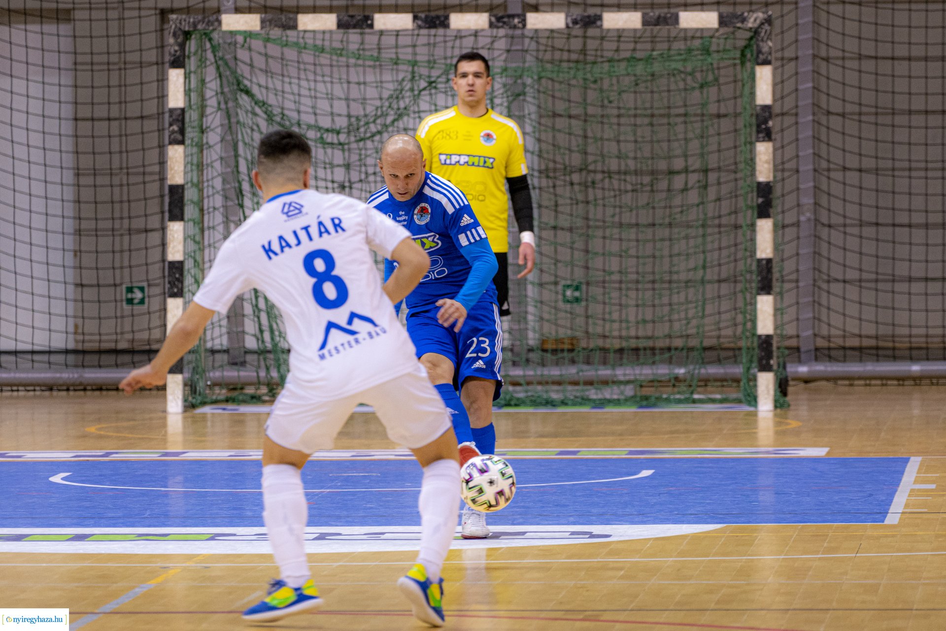 Nyíregyháza vs SG Kecskemét futsal mérkőzés a Continental Arénában