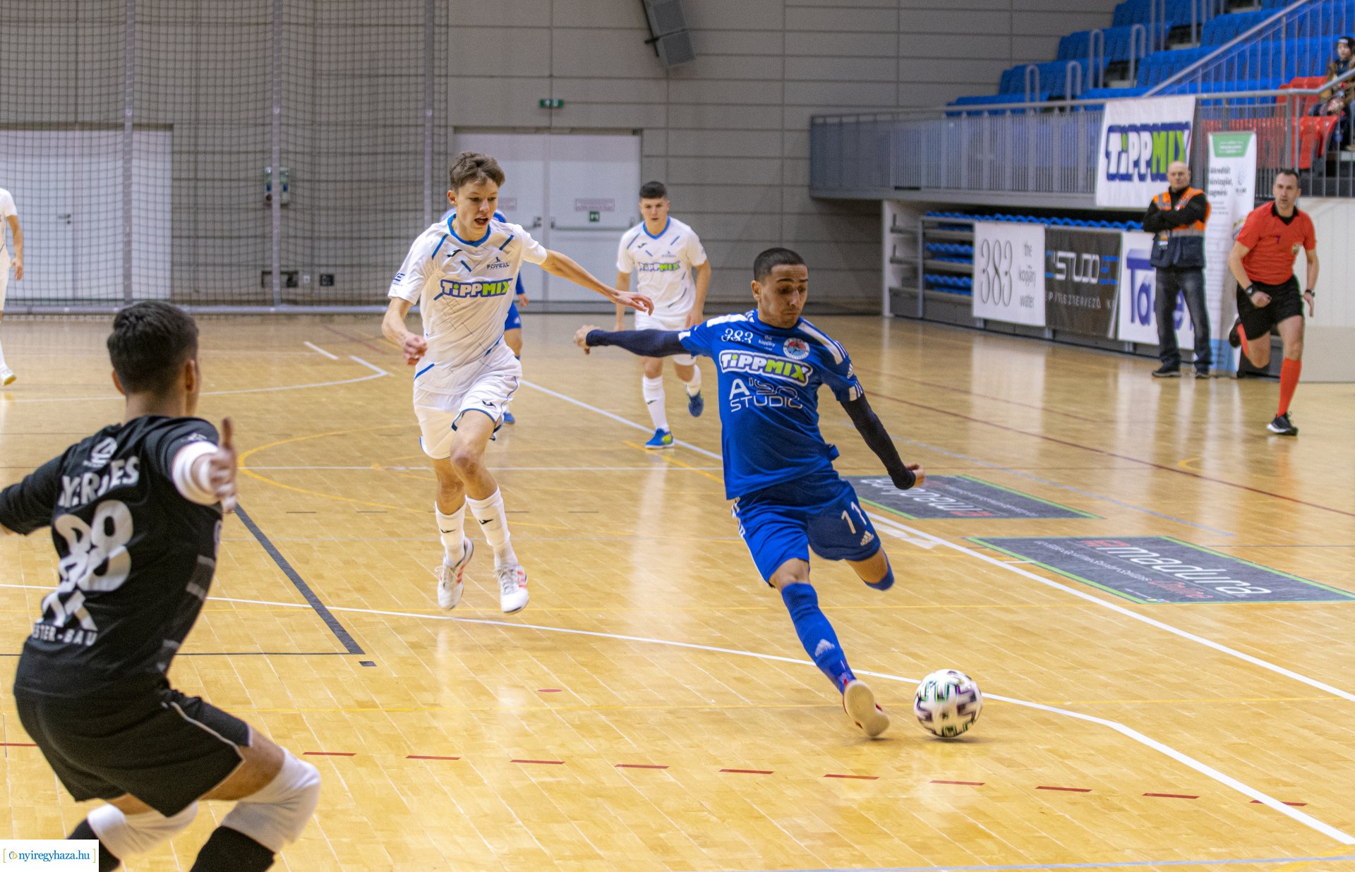 Nyíregyháza vs SG Kecskemét futsal mérkőzés a Continental Arénában