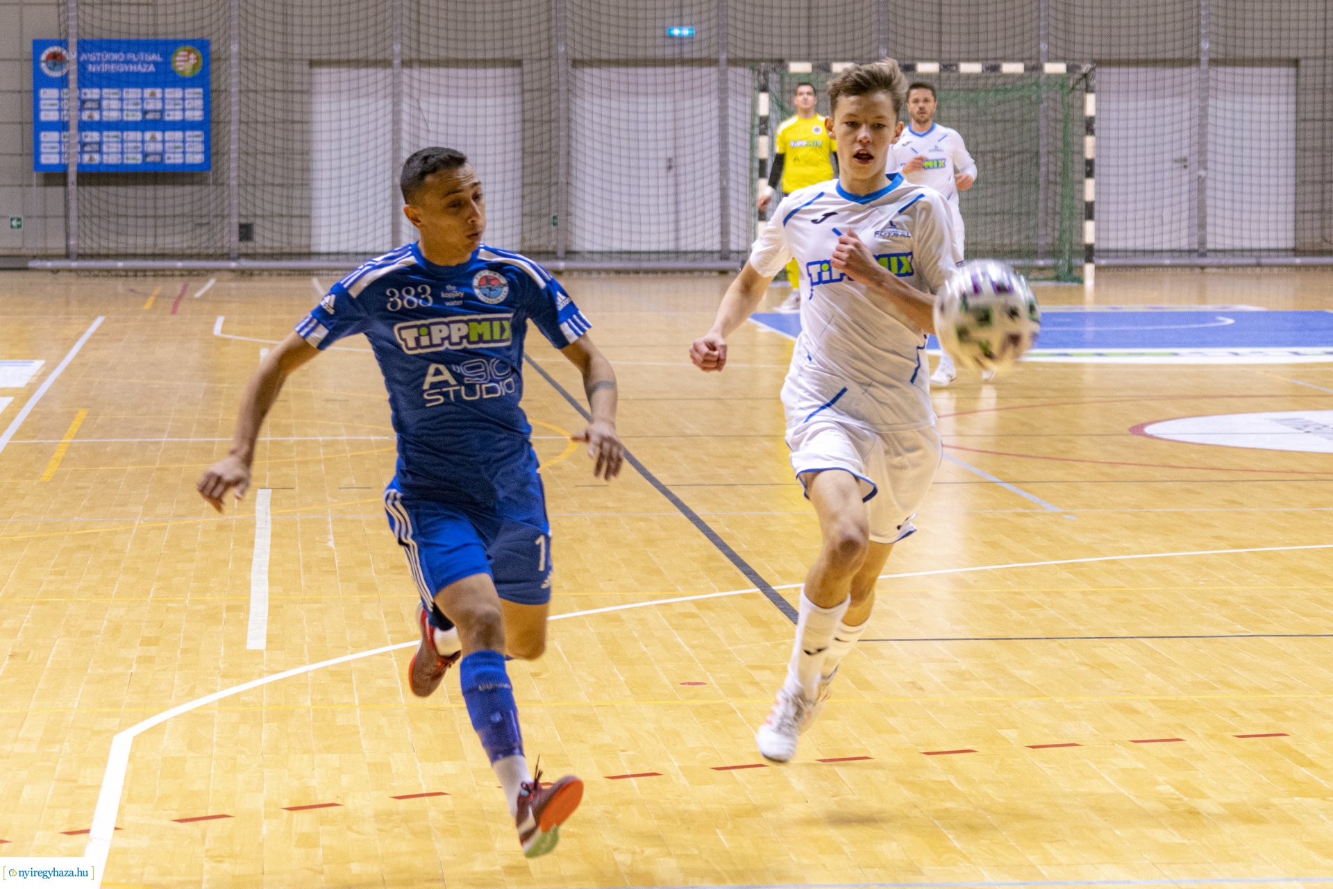 Nyíregyháza vs SG Kecskemét futsal mérkőzés a Continental Arénában