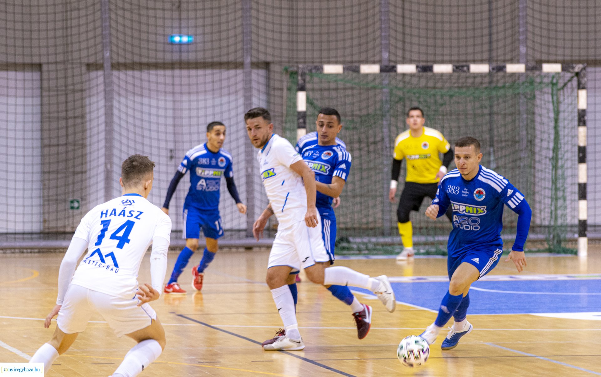 Nyíregyháza vs SG Kecskemét futsal mérkőzés a Continental Arénában