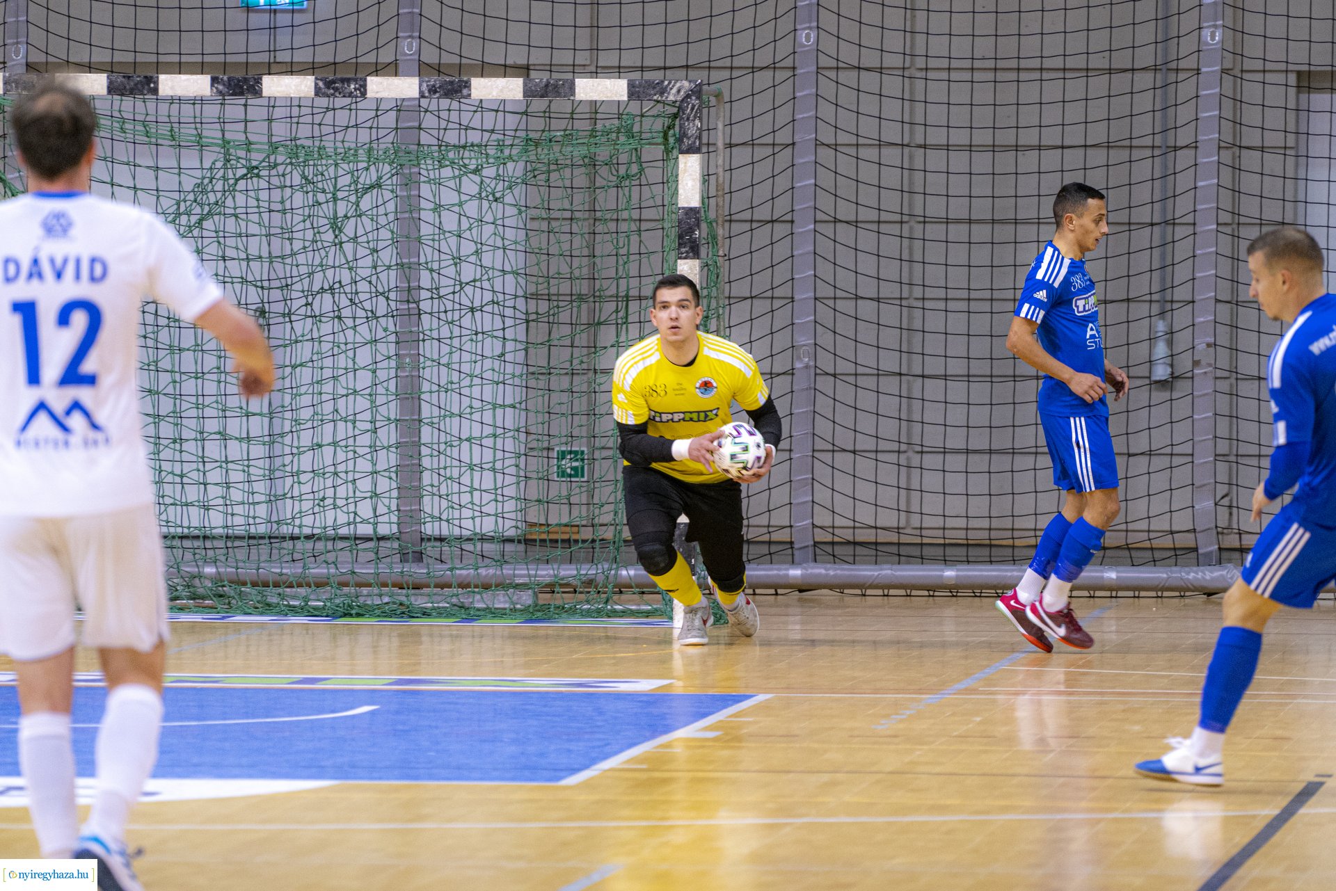 Nyíregyháza vs SG Kecskemét futsal mérkőzés a Continental Arénában