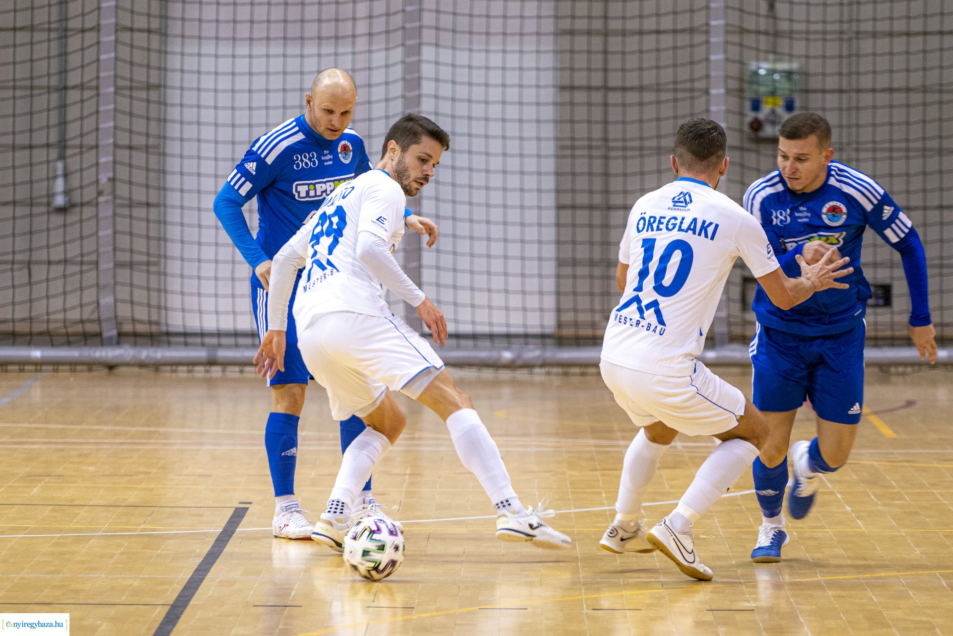Nyíregyháza vs SG Kecskemét futsal mérkőzés a Continental Arénában