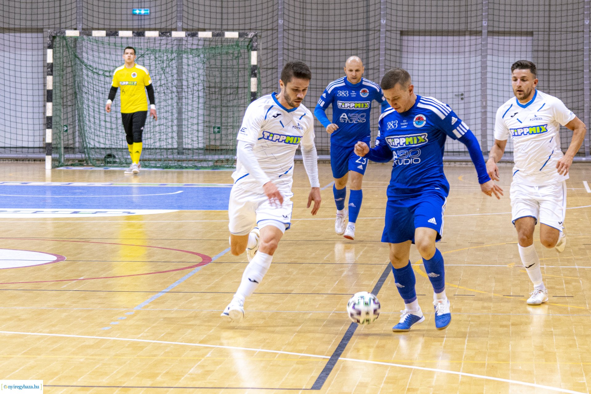 Nyíregyháza vs SG Kecskemét futsal mérkőzés a Continental Arénában