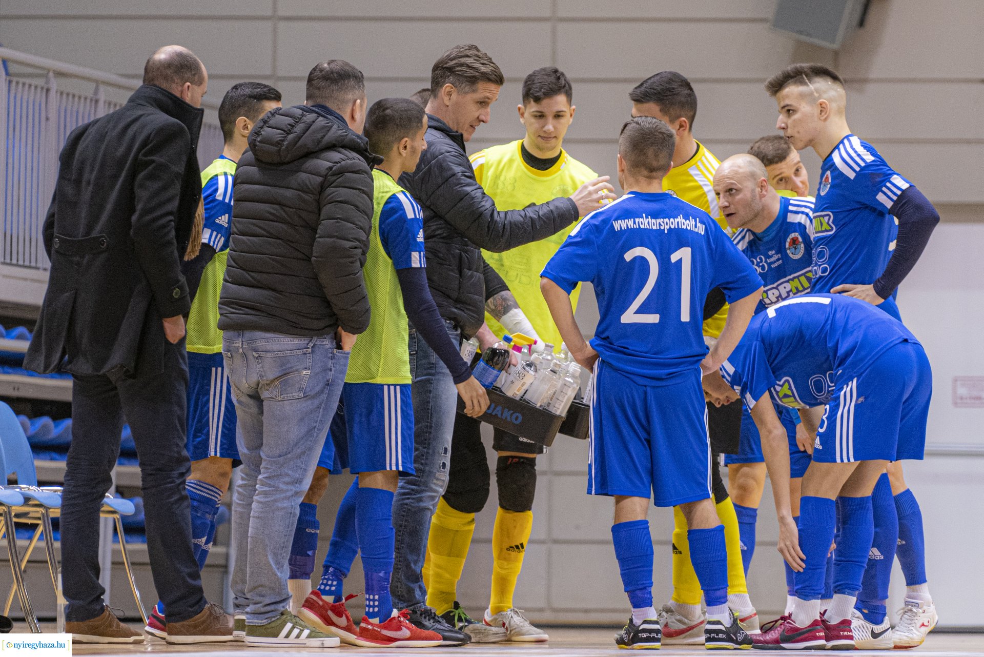 Nyíregyháza vs SG Kecskemét futsal mérkőzés a Continental Arénában