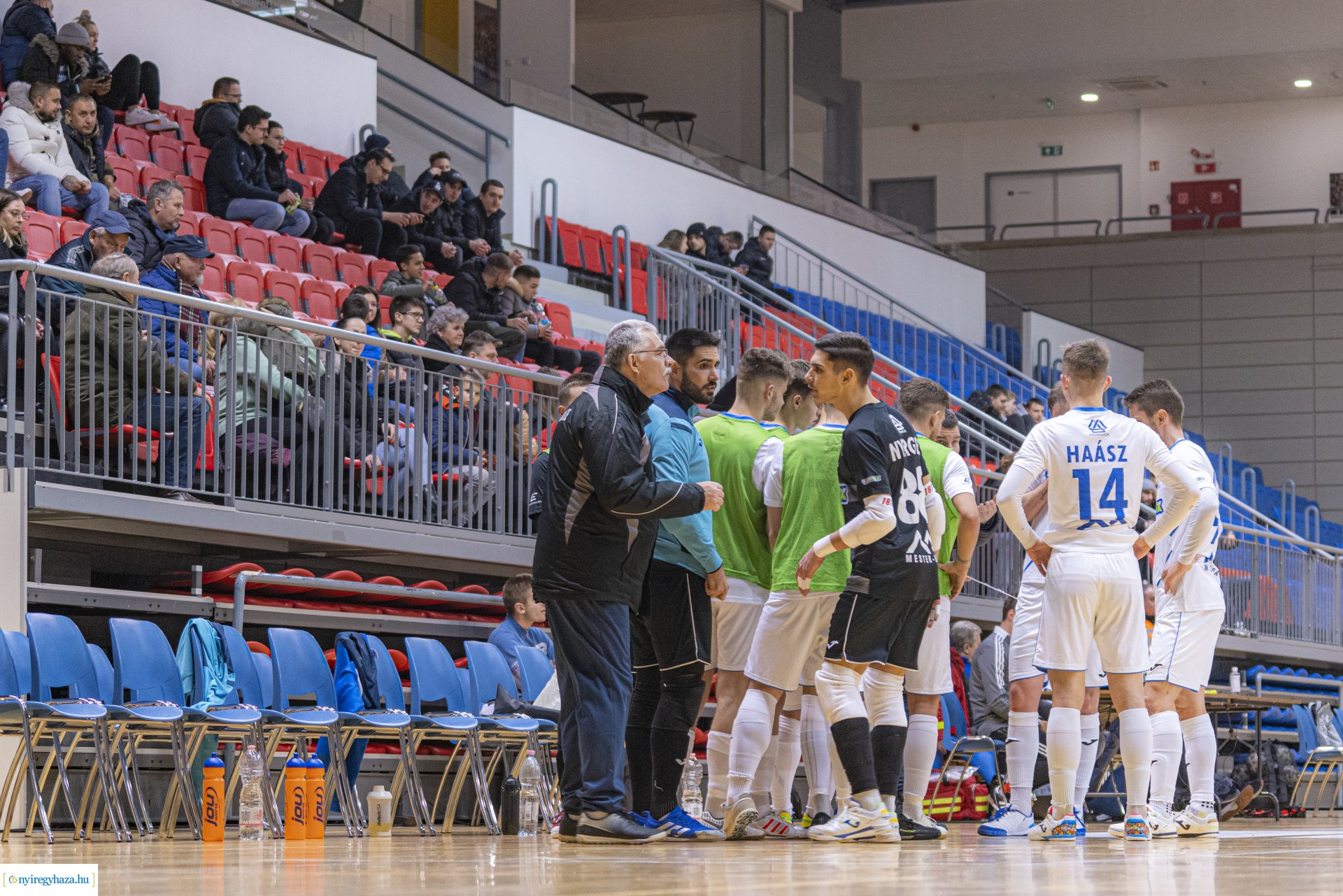Nyíregyháza vs SG Kecskemét futsal mérkőzés a Continental Arénában