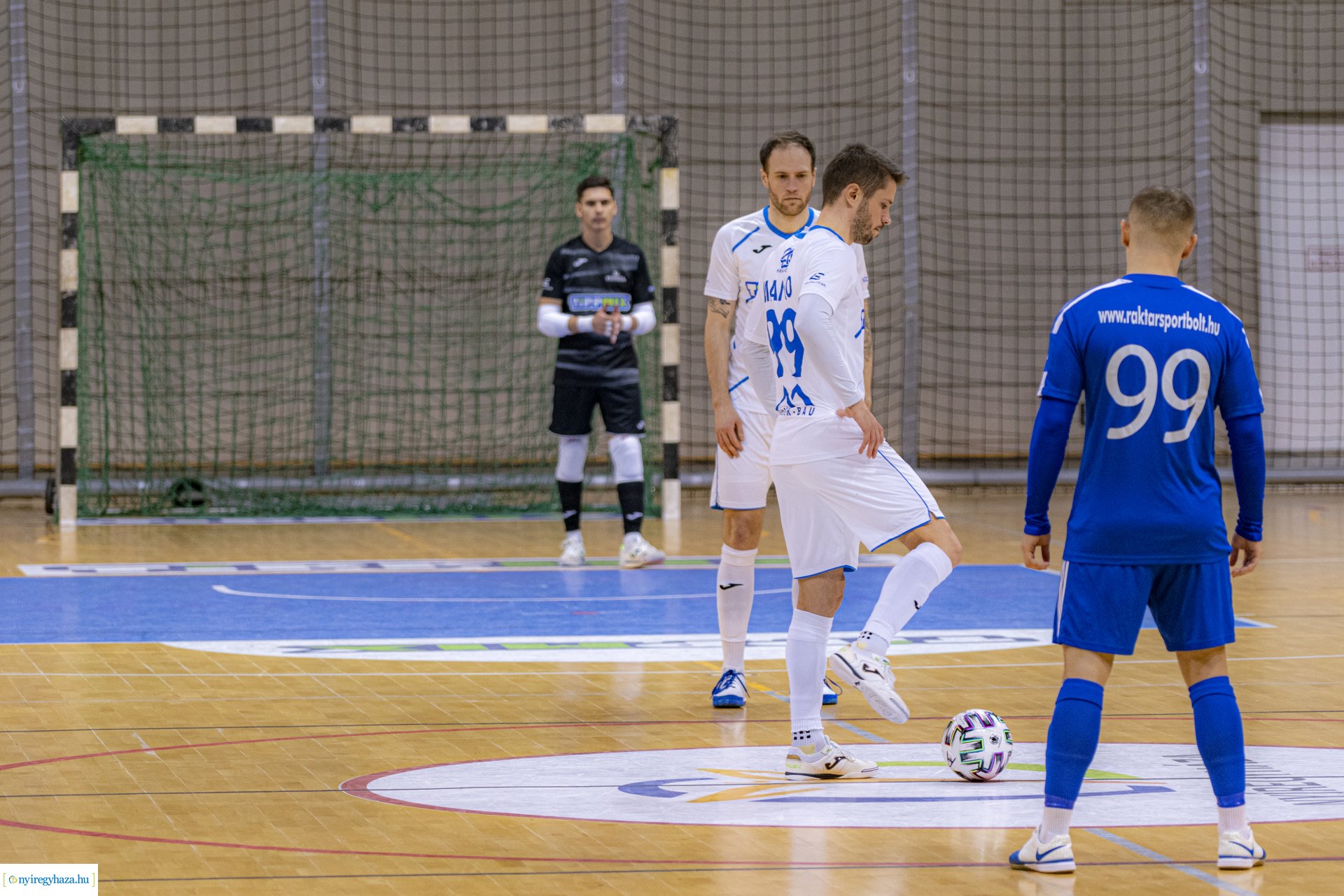 Nyíregyháza vs SG Kecskemét futsal mérkőzés a Continental Arénában
