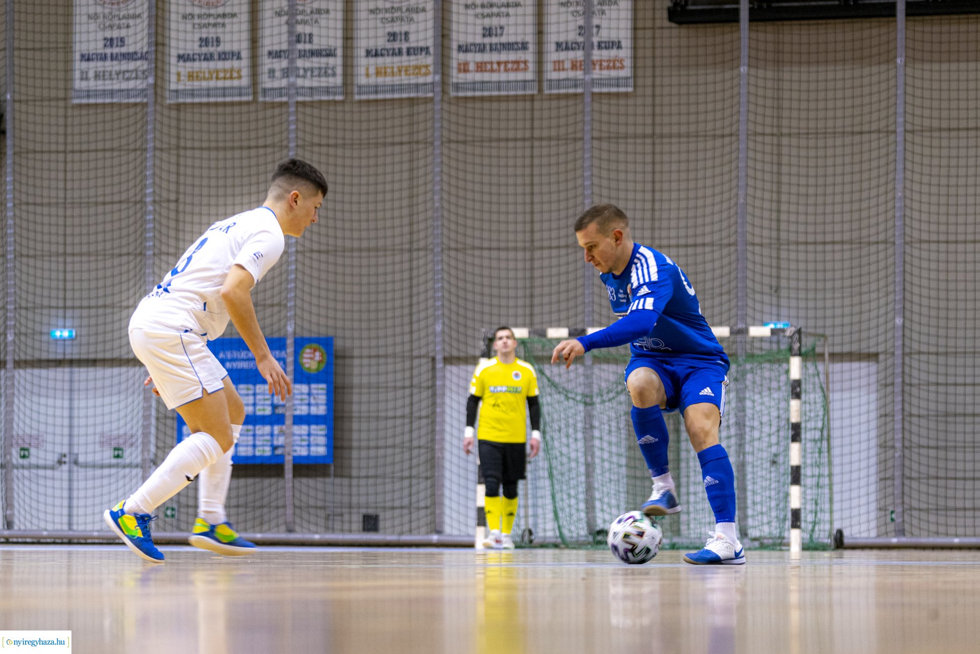 Nyíregyháza vs SG Kecskemét futsal mérkőzés a Continental Arénában