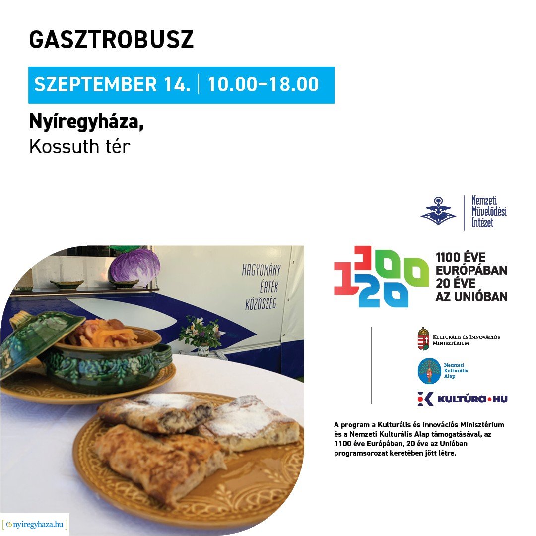 Nyíregyházára érkezik a 1100 éve Európában, 20 éve az Unióban