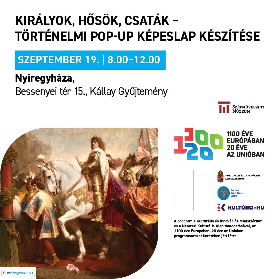 Nyíregyházára érkezik a 1100 éve Európában, 20 éve az Unióban