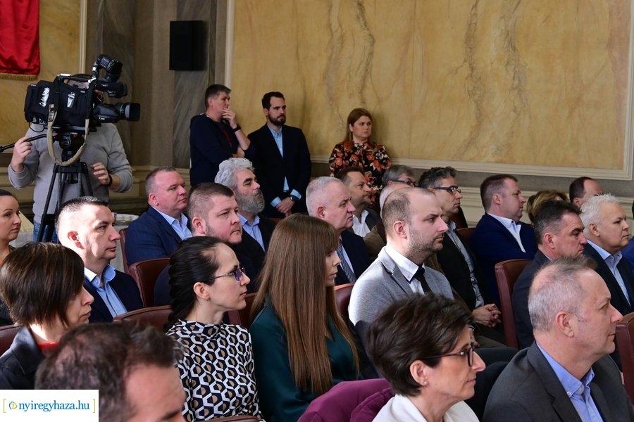 Nyíregyházi Déli Ipari Park fejlesztésének aláírása 20240212