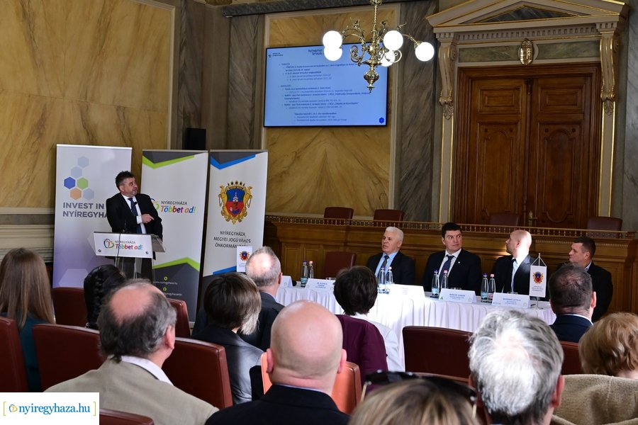 Nyíregyházi Déli Ipari Park fejlesztésének aláírása 20240212