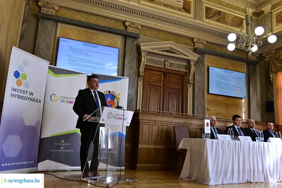 Nyíregyházi Déli Ipari Park fejlesztésének aláírása 20240212