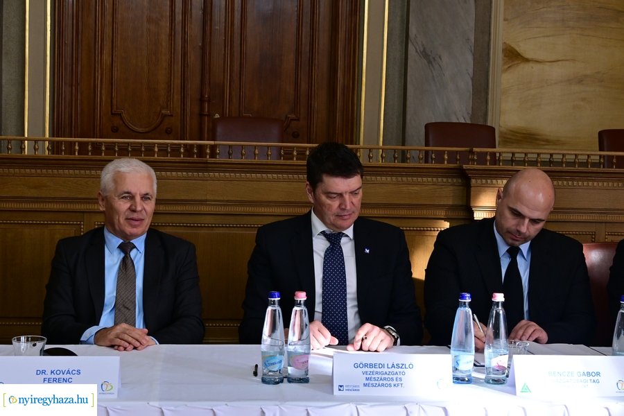 Nyíregyházi Déli Ipari Park fejlesztésének aláírása 20240212