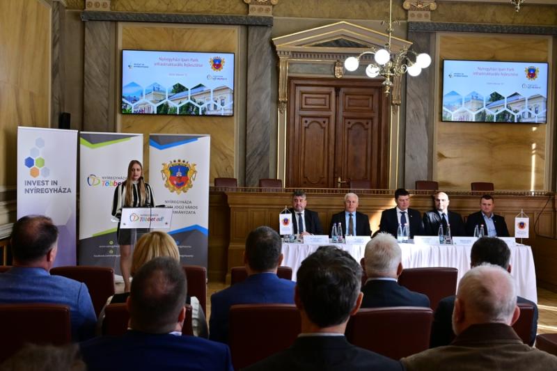 Nyíregyházi Déli Ipari Park fejlesztésének aláírása 20240212