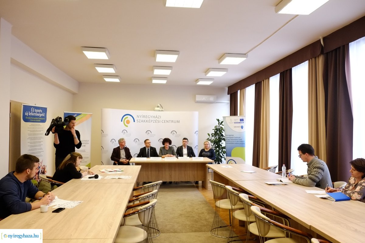 Nyíregyházi Szakképzési Centrum beiskolázási sajtótájékoztatója