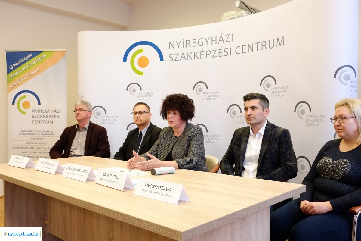Nyíregyházi Szakképzési Centrum beiskolázási sajtótájékoztatója