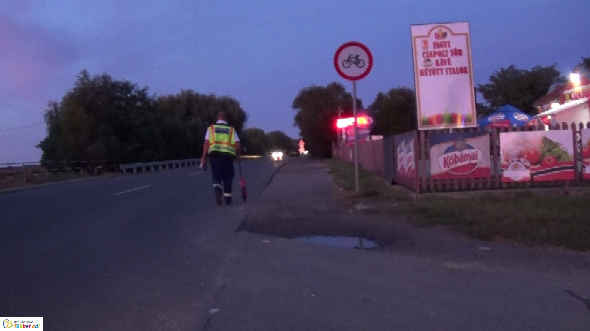 Nyírpazony külterületén is történt baleset kedd este