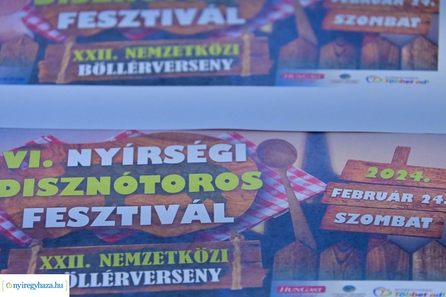 Nyírségi Disznótoros Fesztivál 2024 - sajtótájékoztató