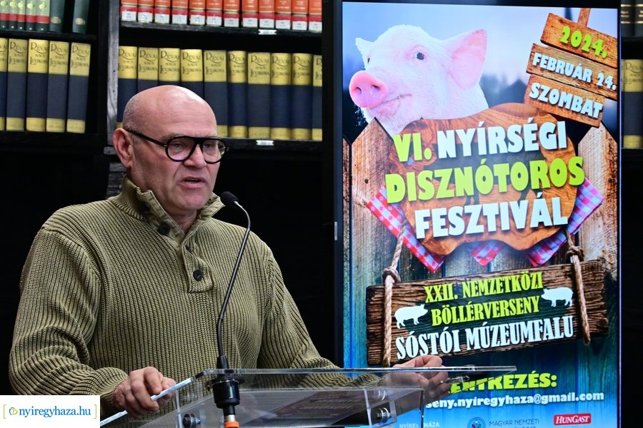 Nyírségi Disznótoros Fesztivál 2024 - sajtótájékoztató