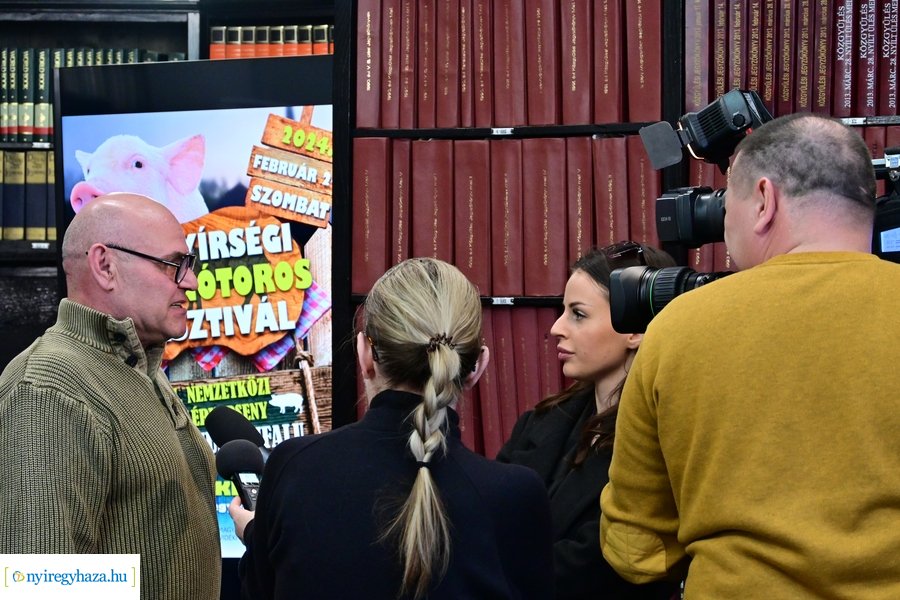 Nyírségi Disznótoros Fesztivál 2024 - sajtótájékoztató