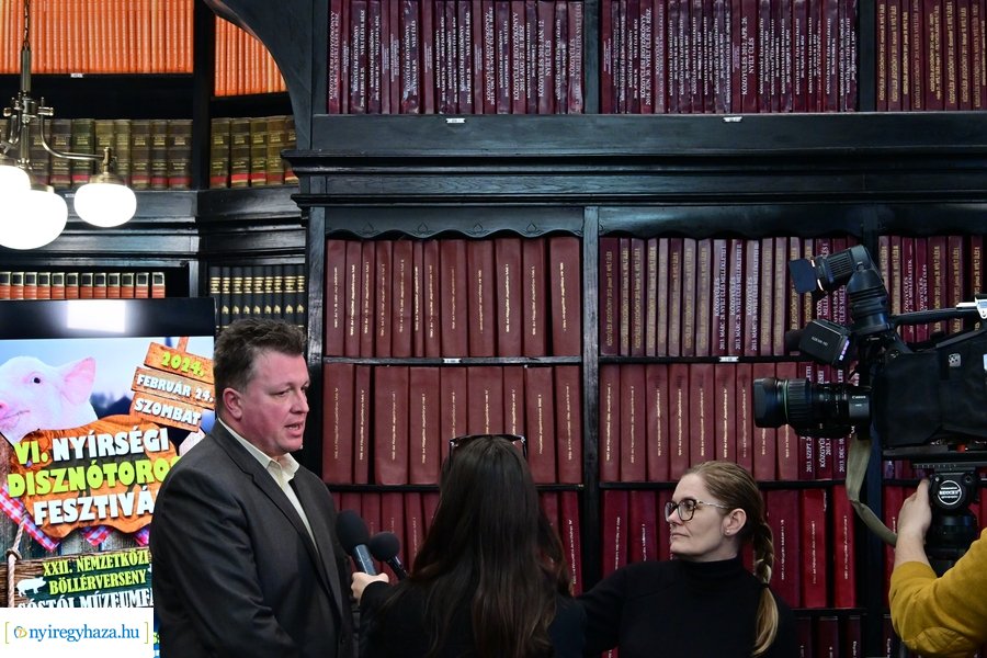 Nyírségi Disznótoros Fesztivál 2024 - sajtótájékoztató