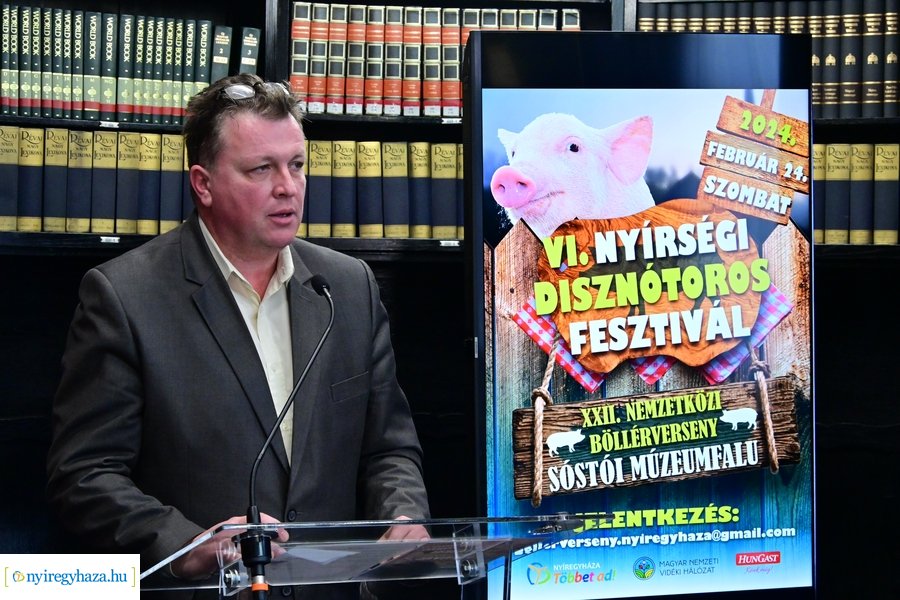 Nyírségi Disznótoros Fesztivál 2024 - sajtótájékoztató