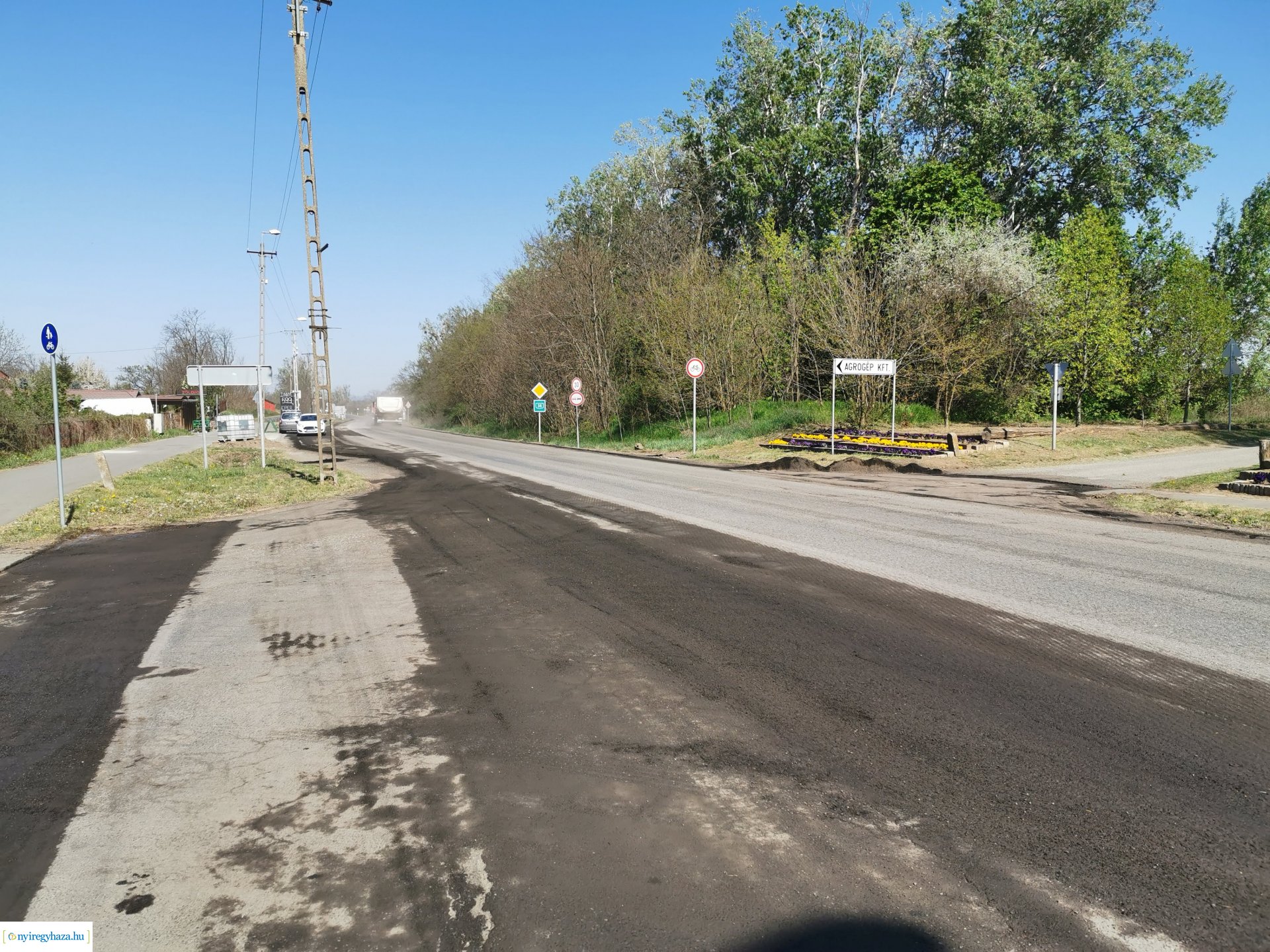 Nyírtelek aszfaltmarás