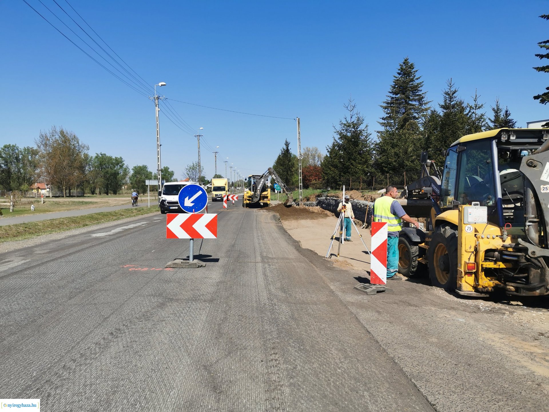 Nyírtelek aszfaltmarás