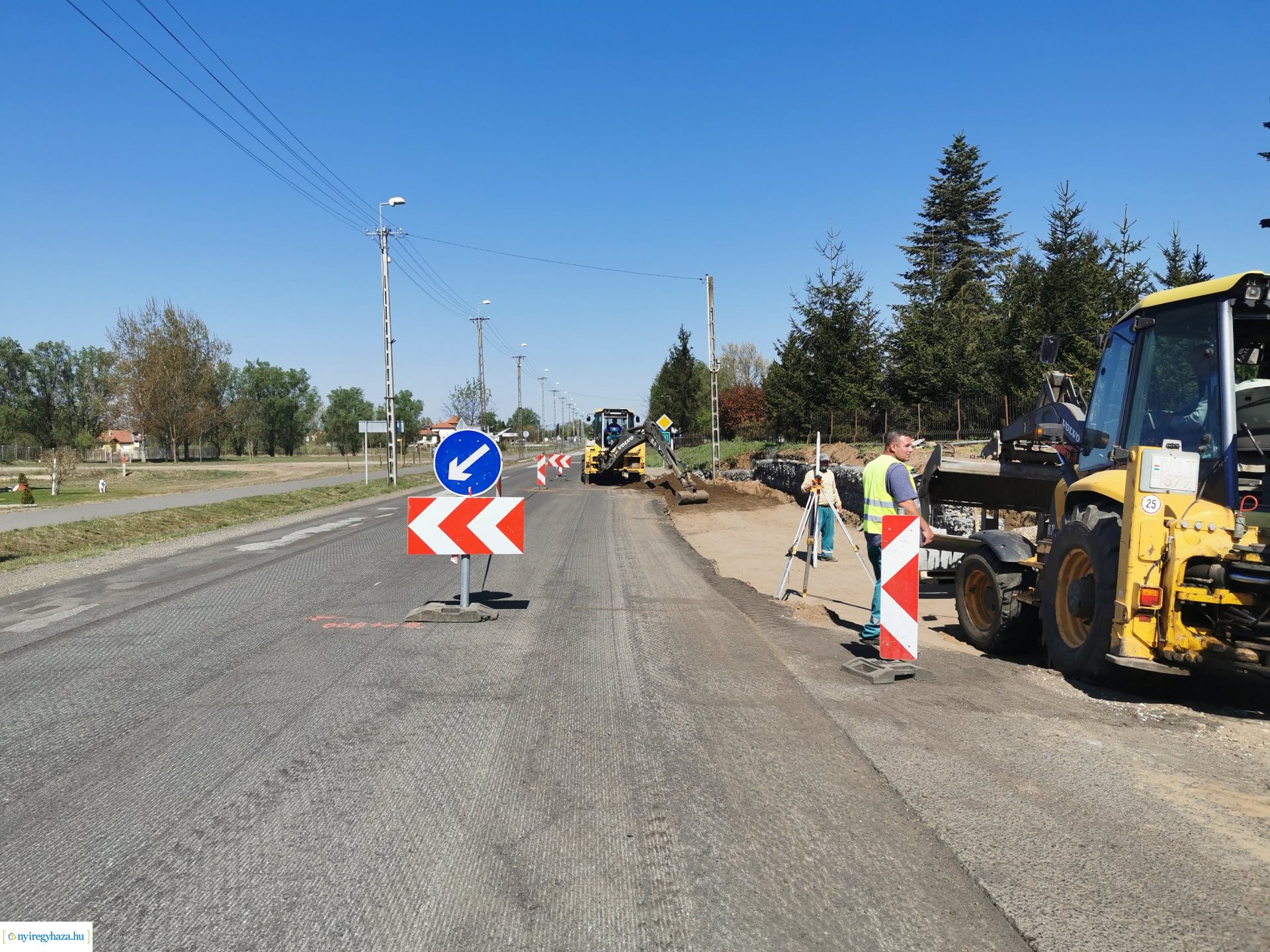 Nyírtelek aszfaltmarás