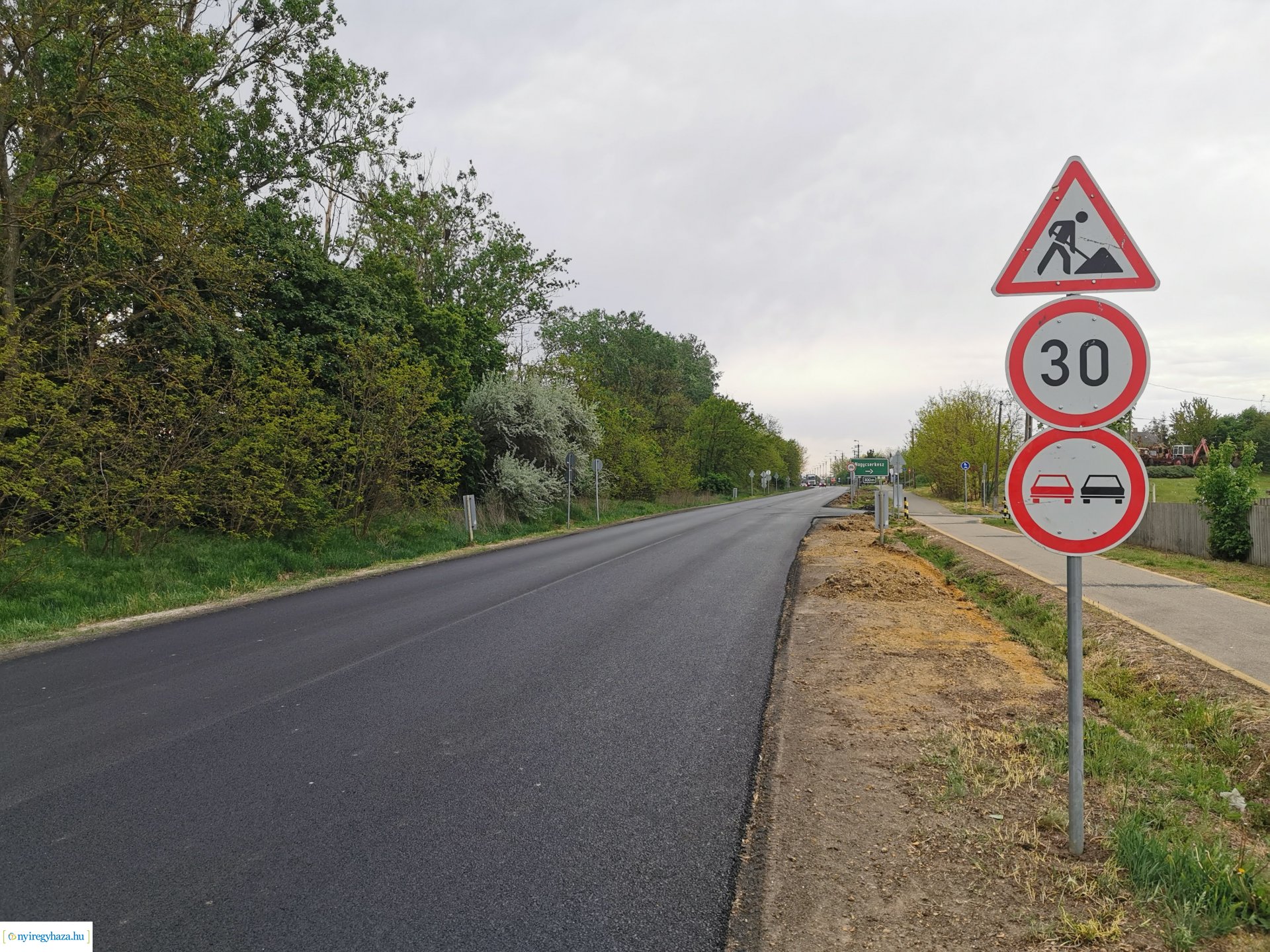 Nyírtelek aszfaltozás