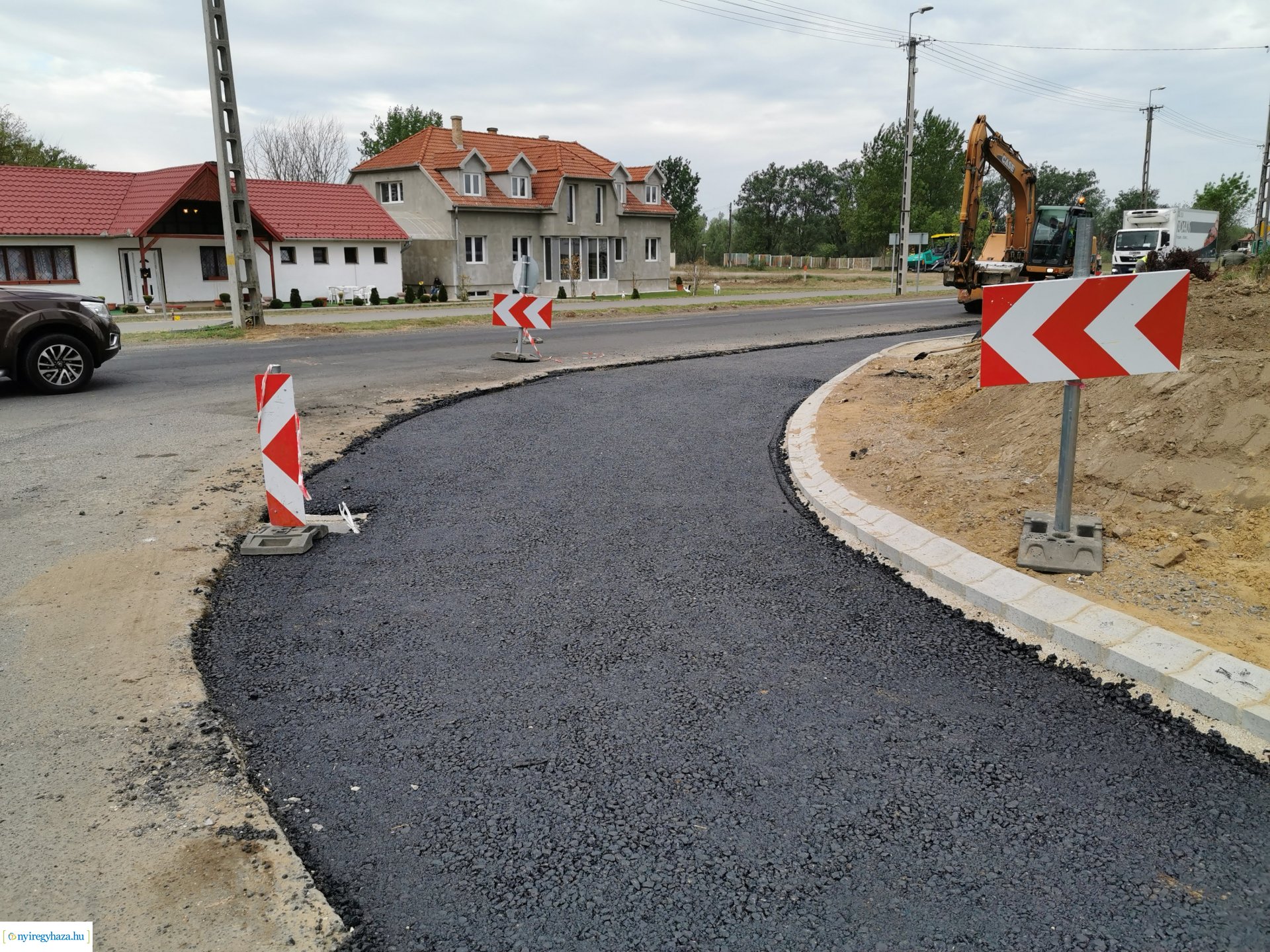 Nyírtelek aszfaltozás