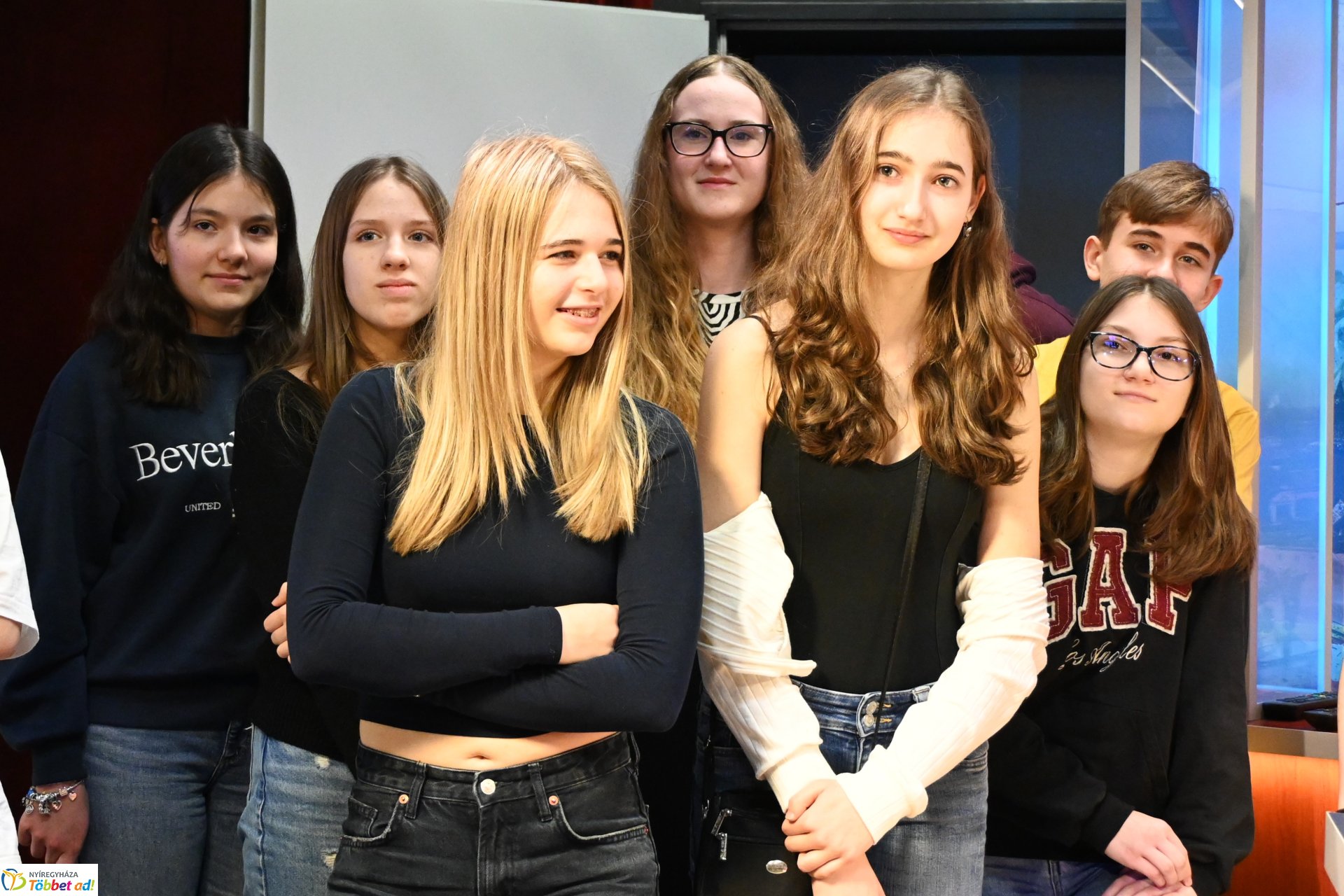 Nyolcadikosok látogattak a Zelk iskolából a Nyíregyházi Televízió stúdiójába