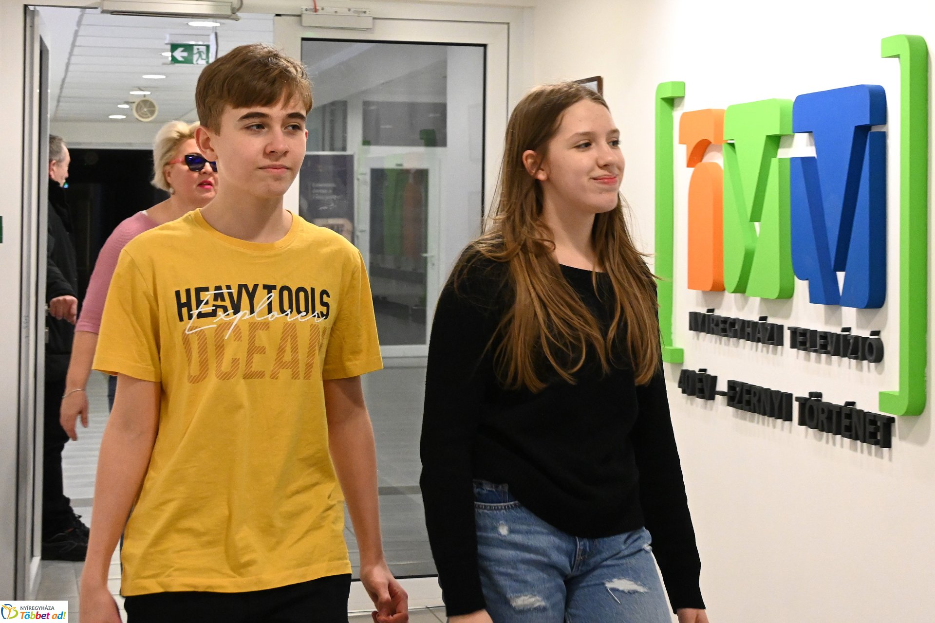 Nyolcadikosok látogattak a Zelk iskolából a Nyíregyházi Televízió stúdiójába