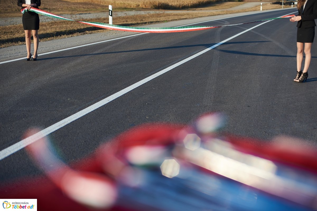 Nyugati elkerülő szakasz átadó - Nyírszőlős