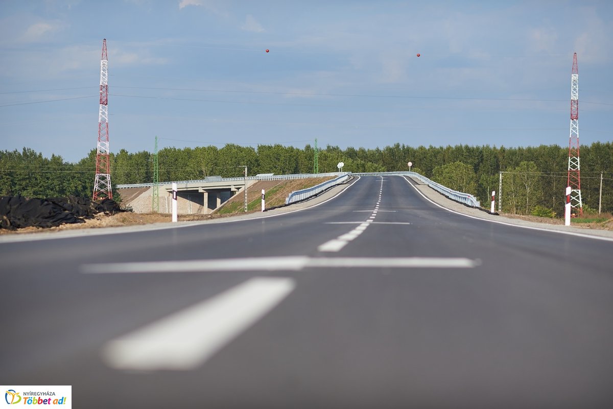 Nyugati elkerülő szakasz átadó - Nyírszőlős