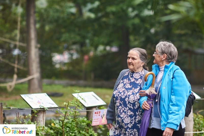 Nyugdíjas séta az Állatparkban