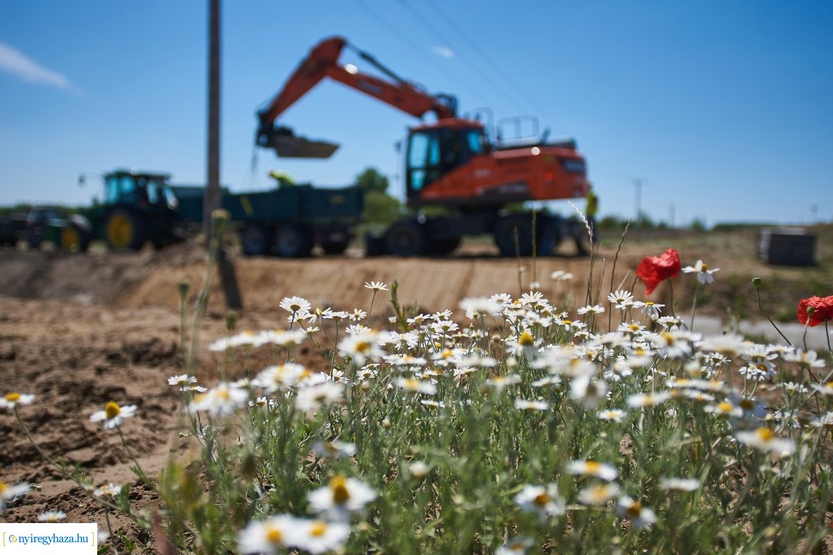 Nyulastó - csapadékelvezető építés 20200522