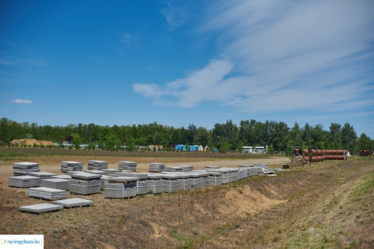 Nyulastó - csapadékelvezető építés 20200522