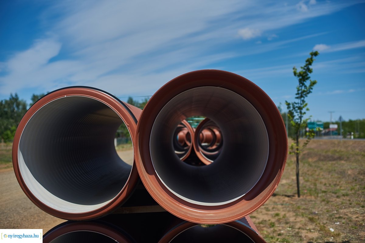 Nyulastó - csapadékelvezető építés 20200522