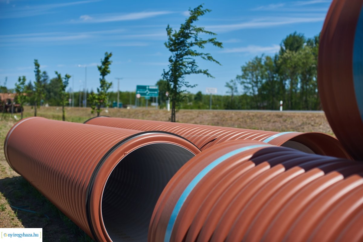 Nyulastó - csapadékelvezető építés 20200522