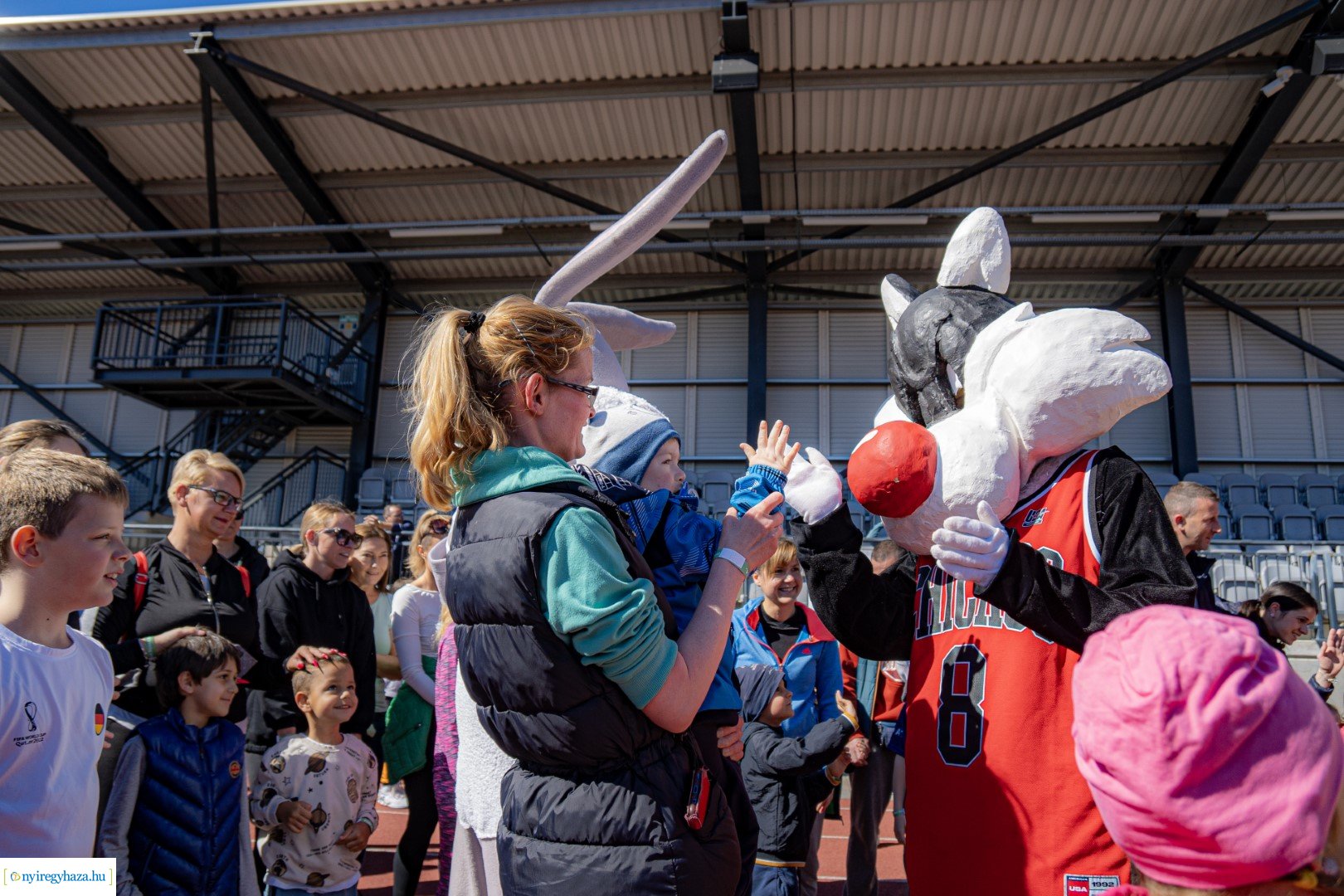 Nyuszi Futás 2024 a Nyíregyházi Atlétikai Centrumban