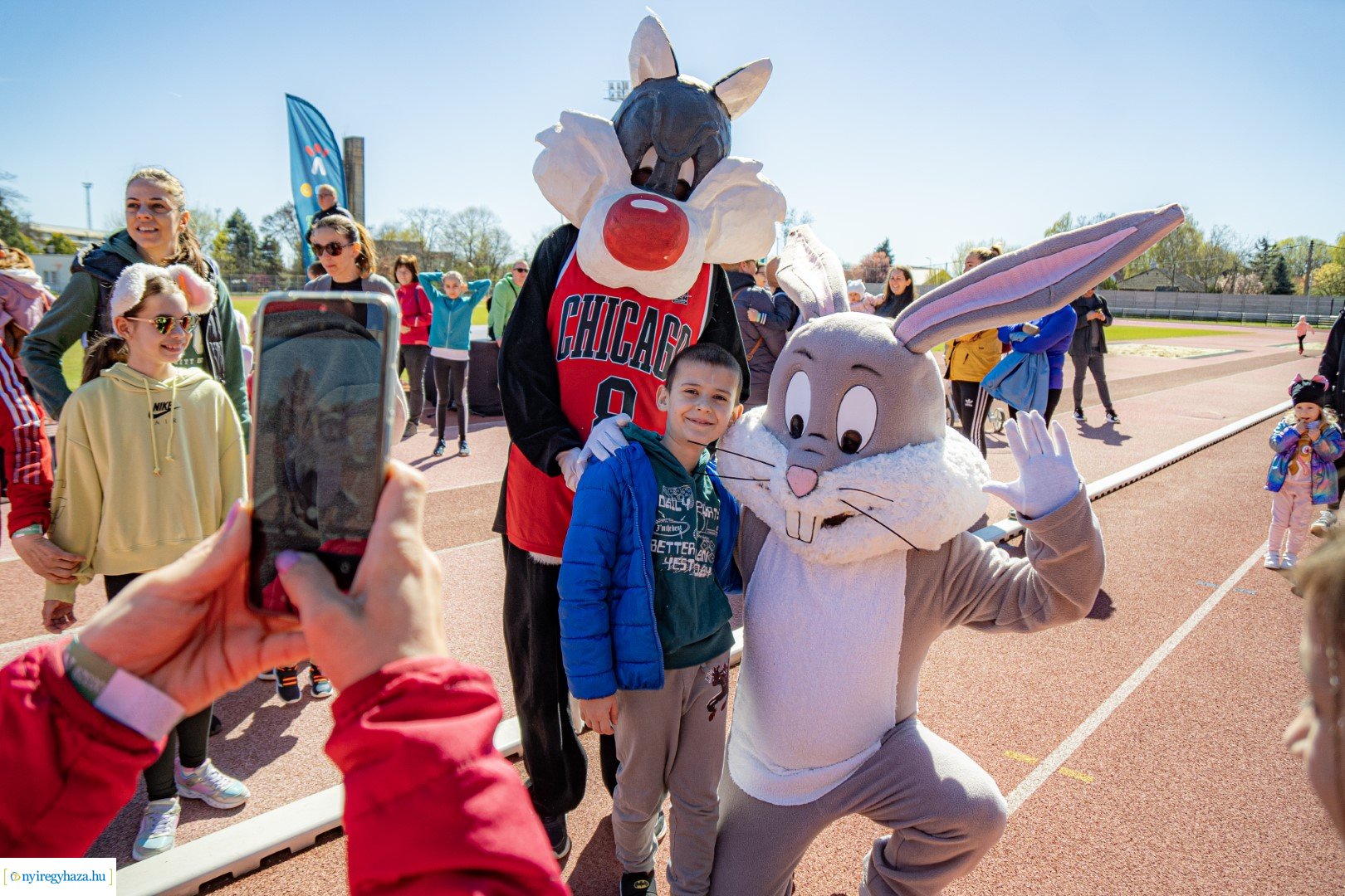 Nyuszi Futás 2024 a Nyíregyházi Atlétikai Centrumban