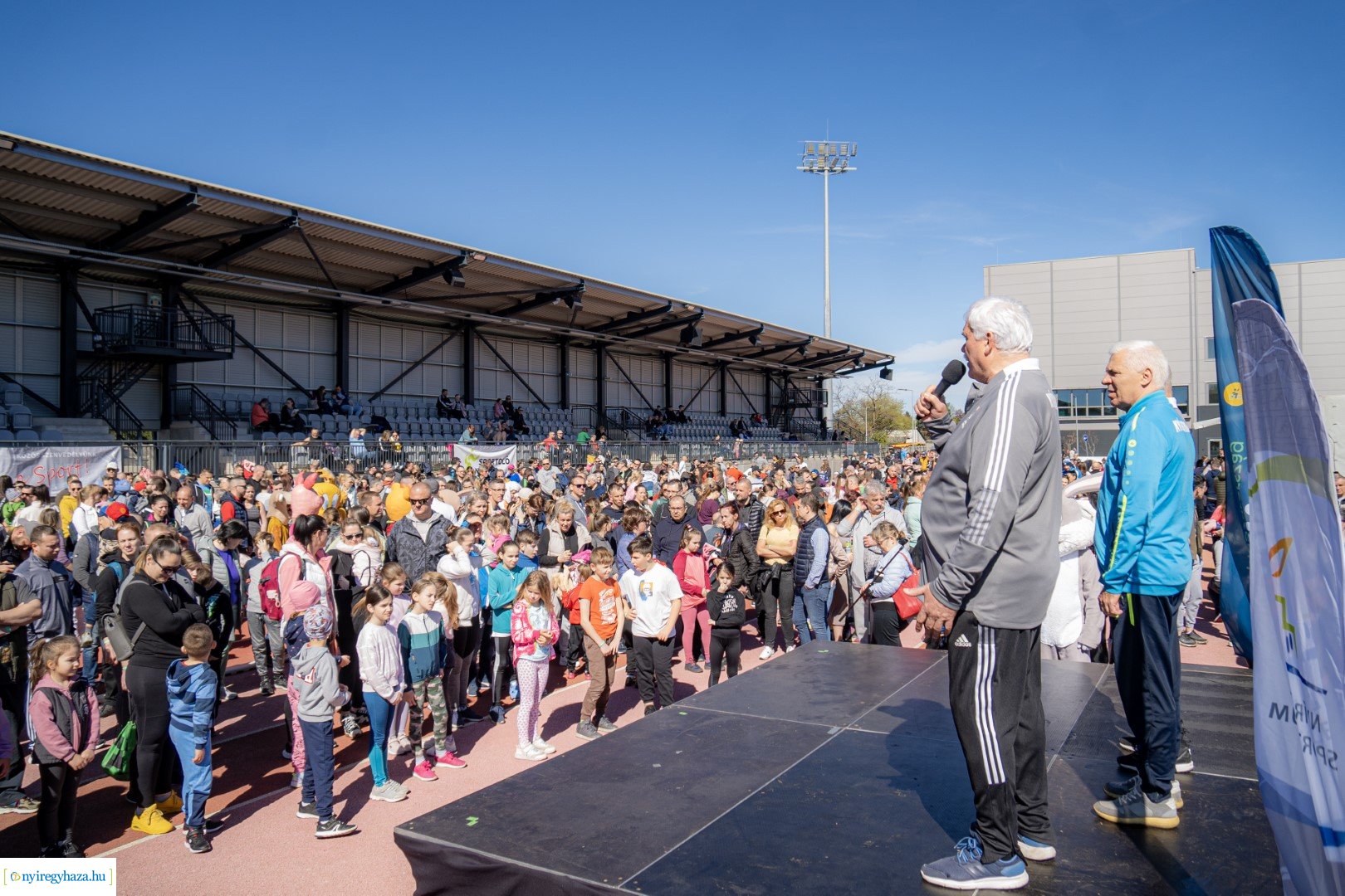 Nyuszi Futás 2024 a Nyíregyházi Atlétikai Centrumban