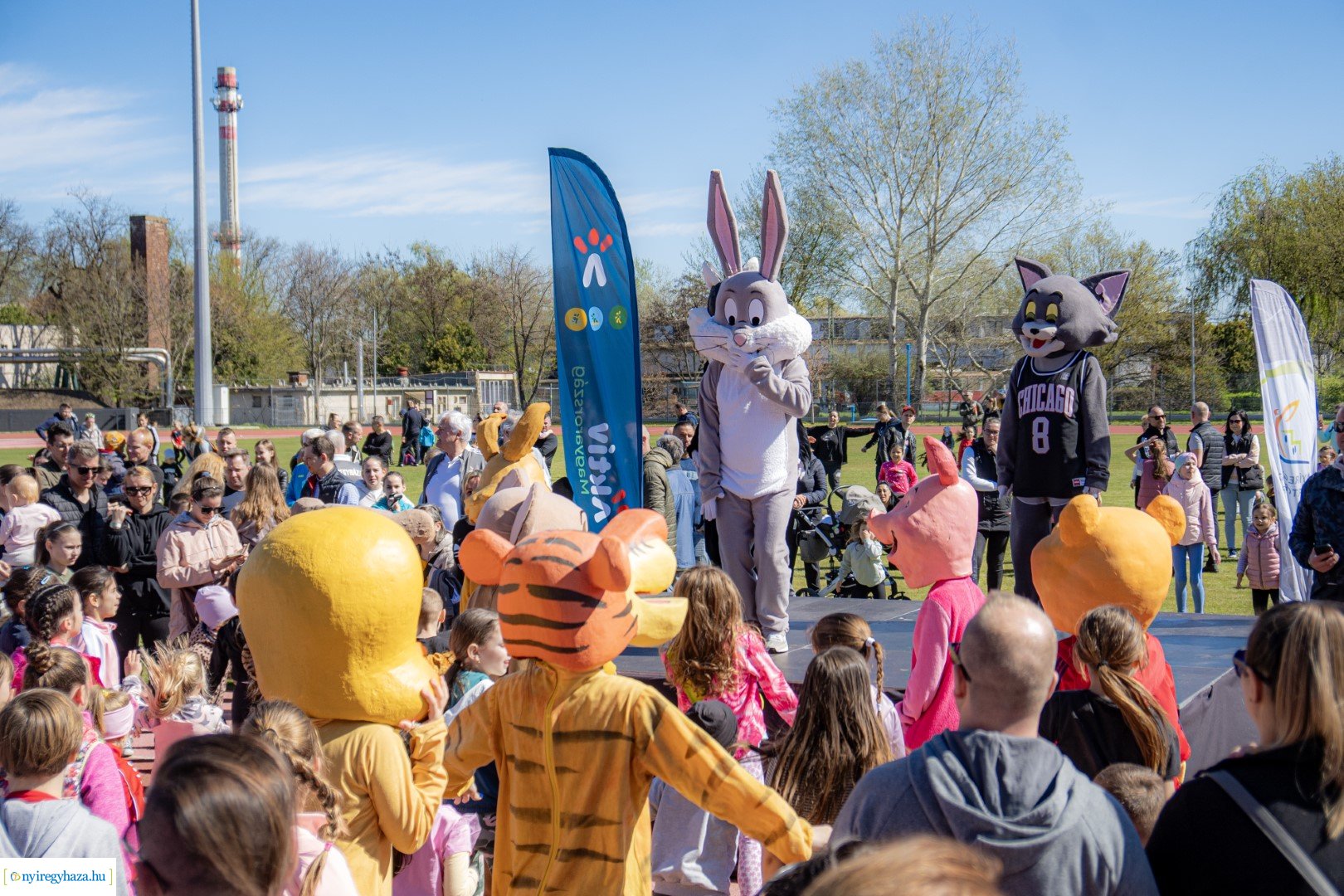 Nyuszi Futás 2024 a Nyíregyházi Atlétikai Centrumban