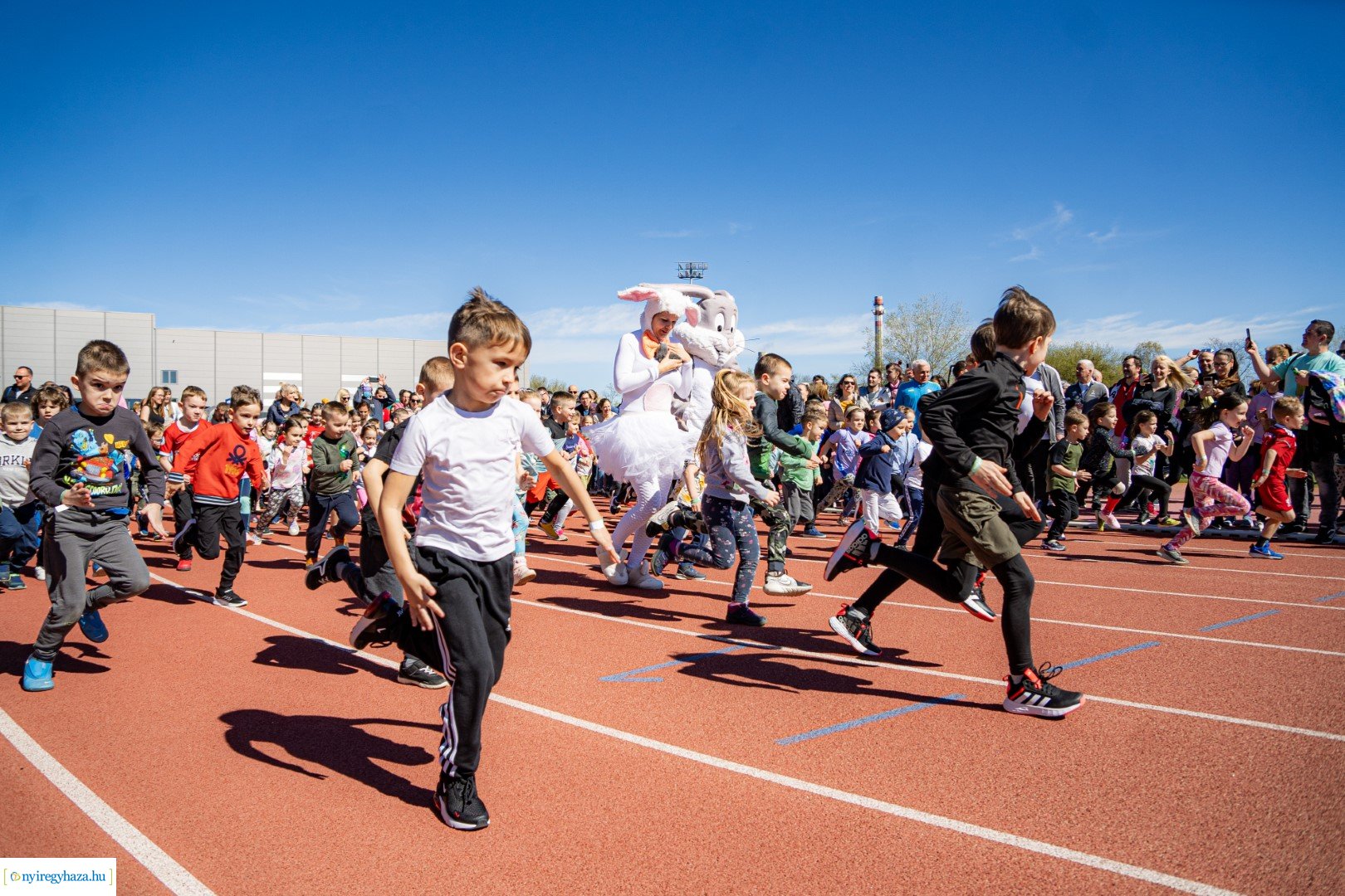 Nyuszi Futás 2024 a Nyíregyházi Atlétikai Centrumban