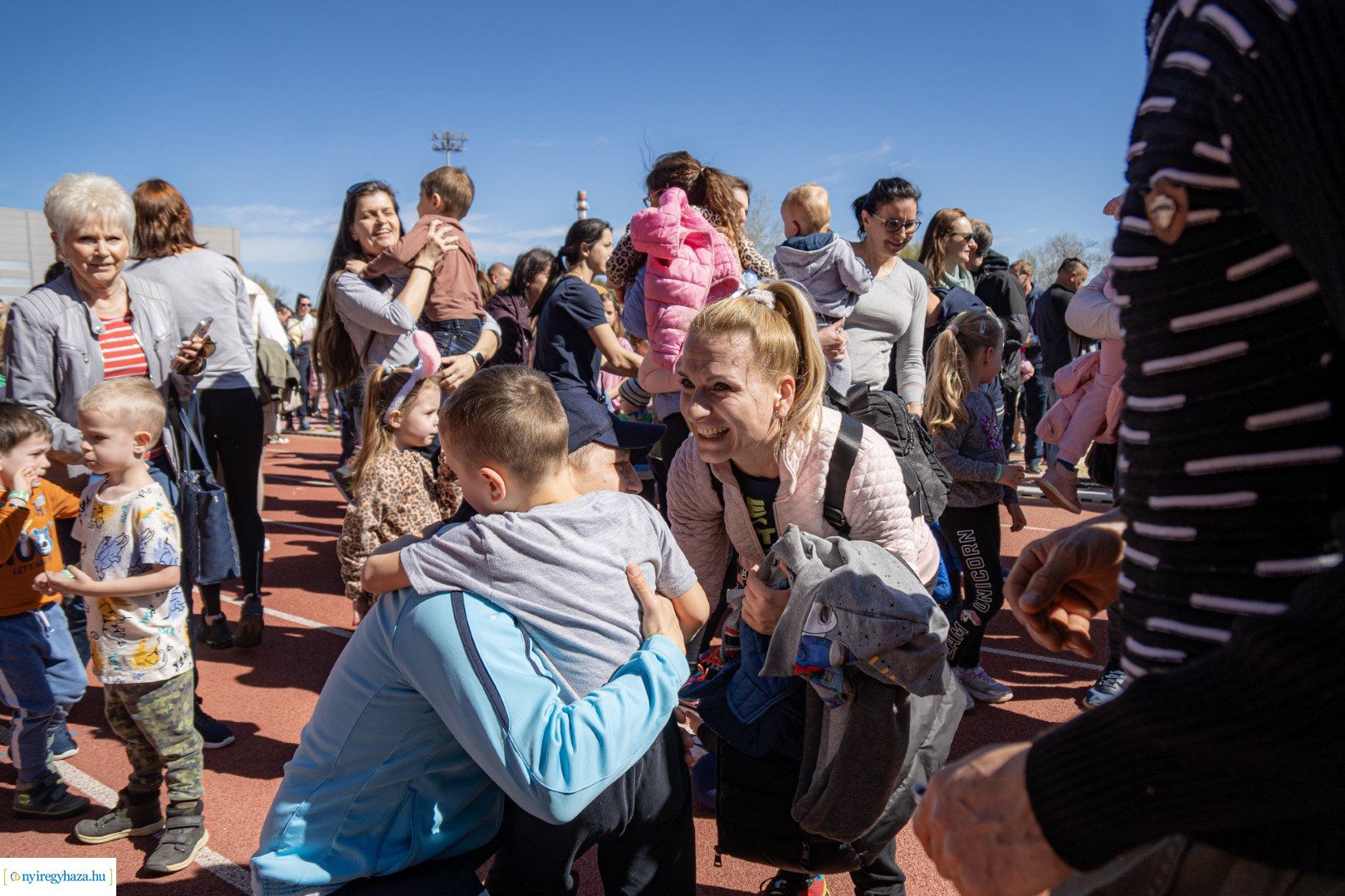 Nyuszi Futás 2024 a Nyíregyházi Atlétikai Centrumban